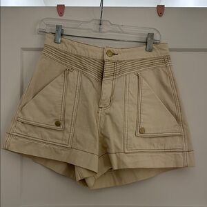 Kivari White Denim Shorts